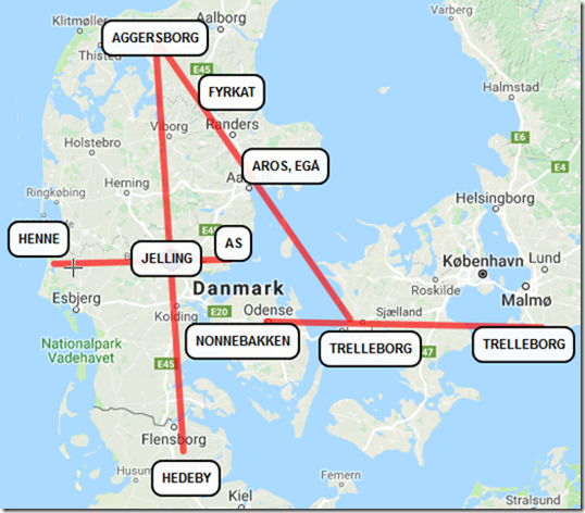 Jelling, midt mellem Aggersborg og Hedeby.png